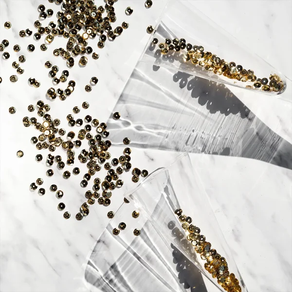 BLACK GARLIC PEARLS WITH 24K GOLD - Image 2